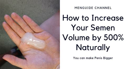 How to Increase Your Ejaculate: 15 Steps (with Pictures)